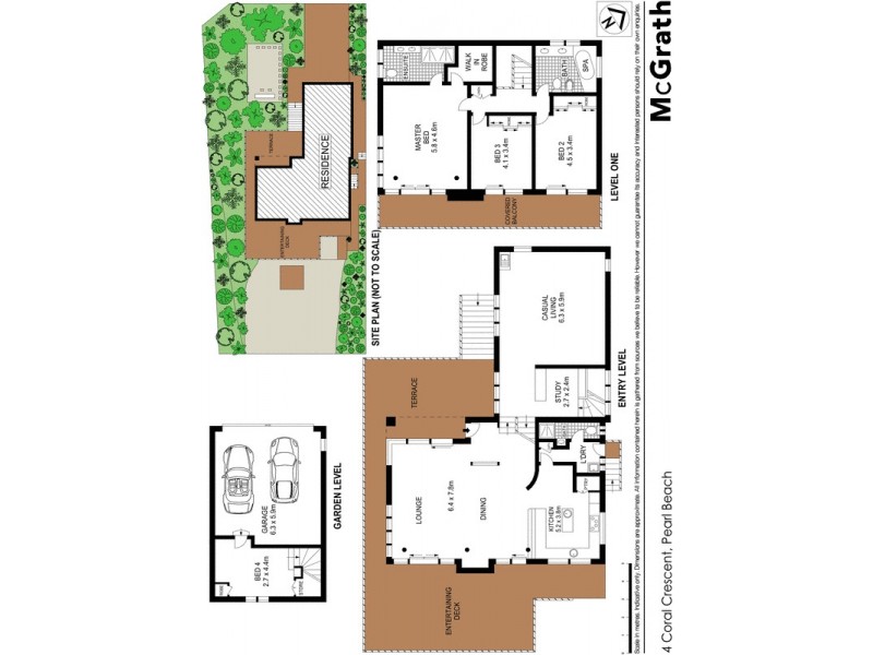 4 Coral Crescent, Pearl Beach NSW 2256 Floorplan