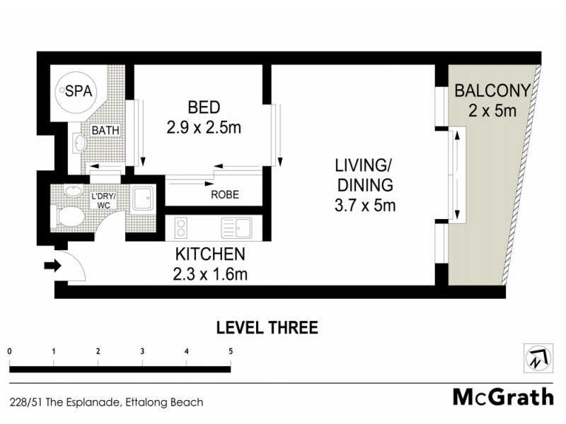 228/51 The Esplanade, Ettalong Beach NSW 2257 Floorplan