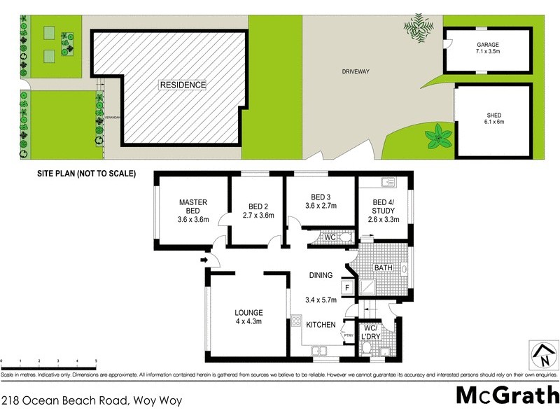 218 Ocean Beach Road, Woy Woy NSW 2256 Floorplan