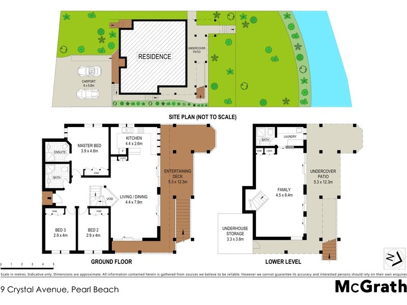 9 Crystal Avenue, Pearl Beach NSW 2256 Floorplan