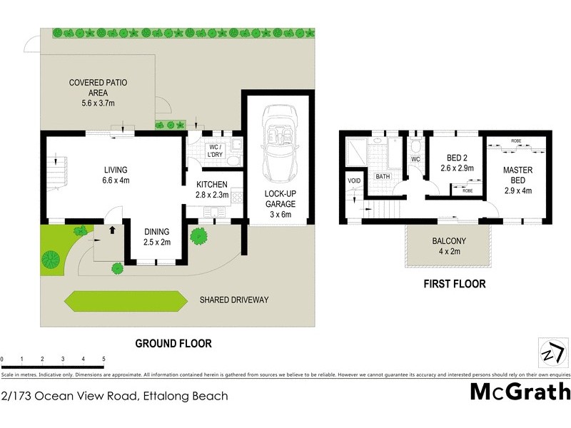 2/173 Ocean View Road, Ettalong Beach NSW 2257 Floorplan