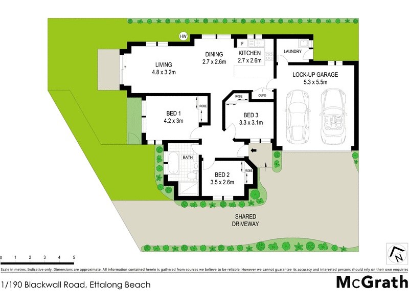 1/190 Blackwall Road, Woy Woy NSW 2256 Floorplan