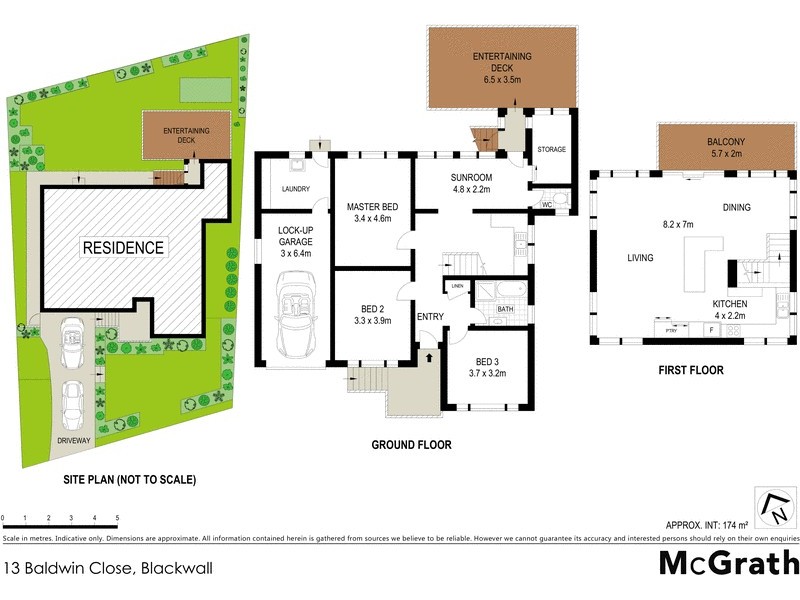 13 Baldwin Close, Blackwall NSW 2256 Floorplan
