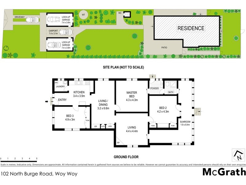 102 North Burge Road, Woy Woy NSW 2256 Floorplan