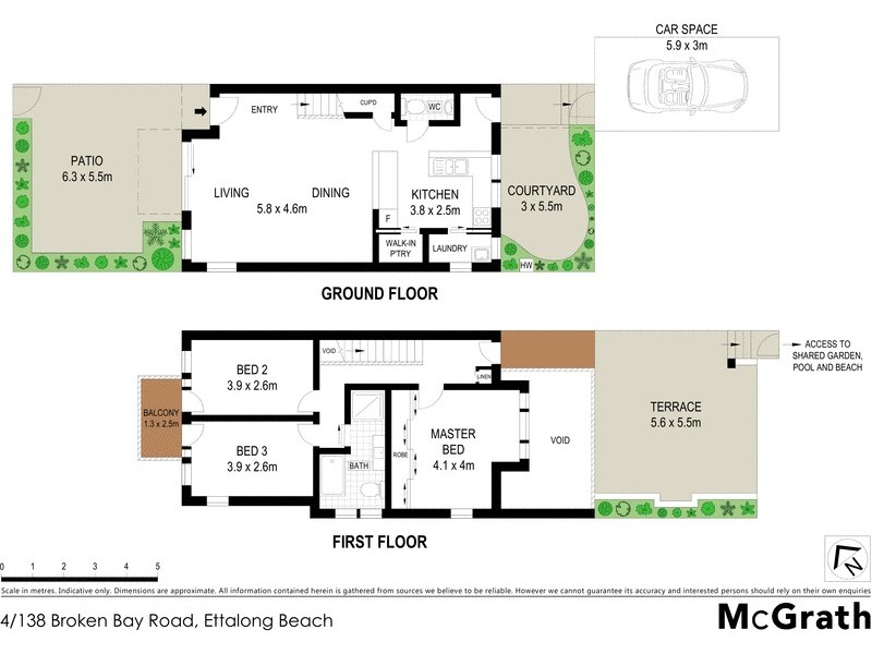 4/138 Broken Bay Road, Ettalong Beach NSW 2257 Floorplan