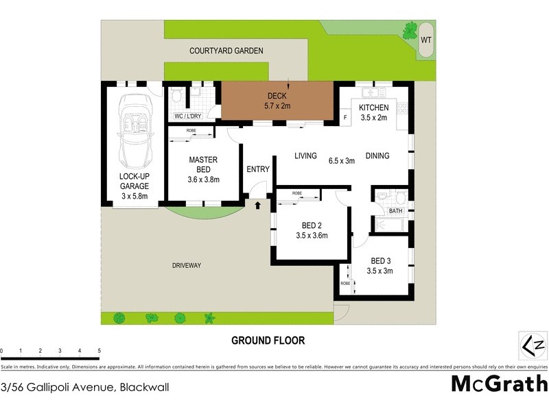 3/56 Gallipoli Avenue, Blackwall NSW 2256 Floorplan