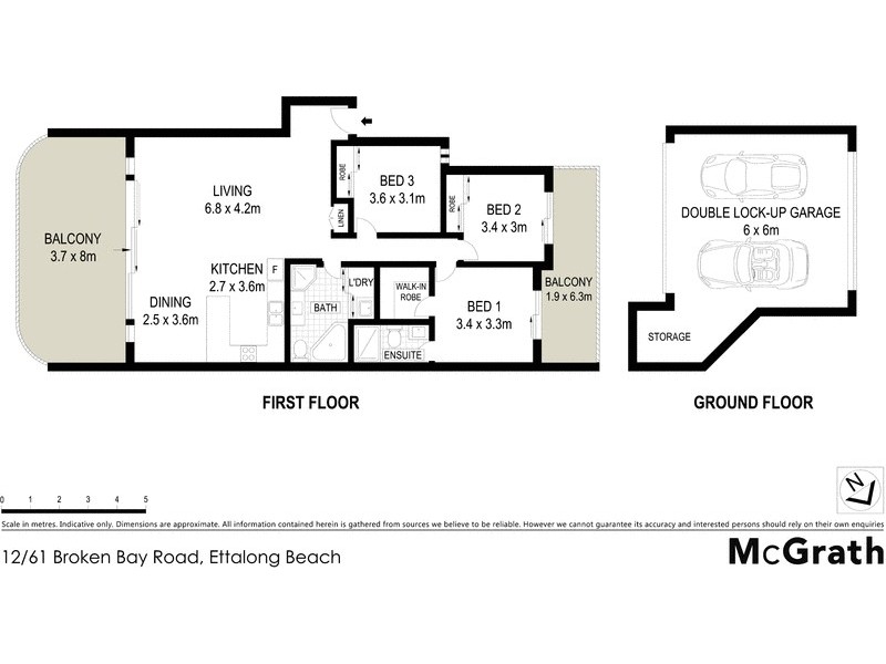 12/61 Broken Bay Road, Ettalong Beach NSW 2257 Floorplan