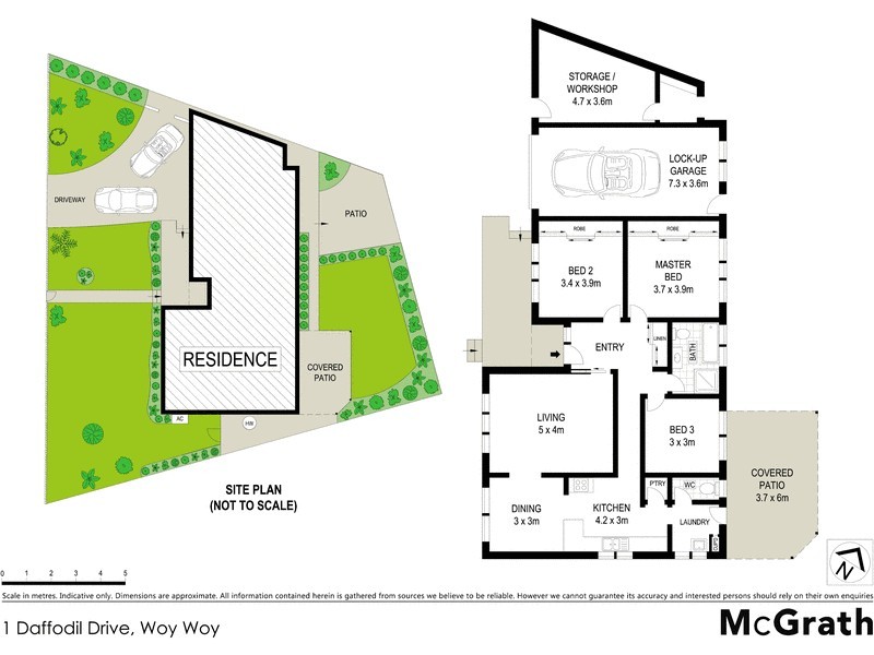 1 Daffodil Drive, Woy Woy NSW 2256 Floorplan