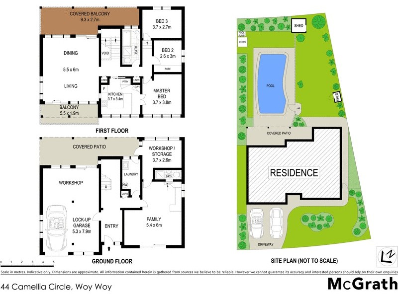 44 Camellia Circle, Woy Woy NSW 2256 Floorplan