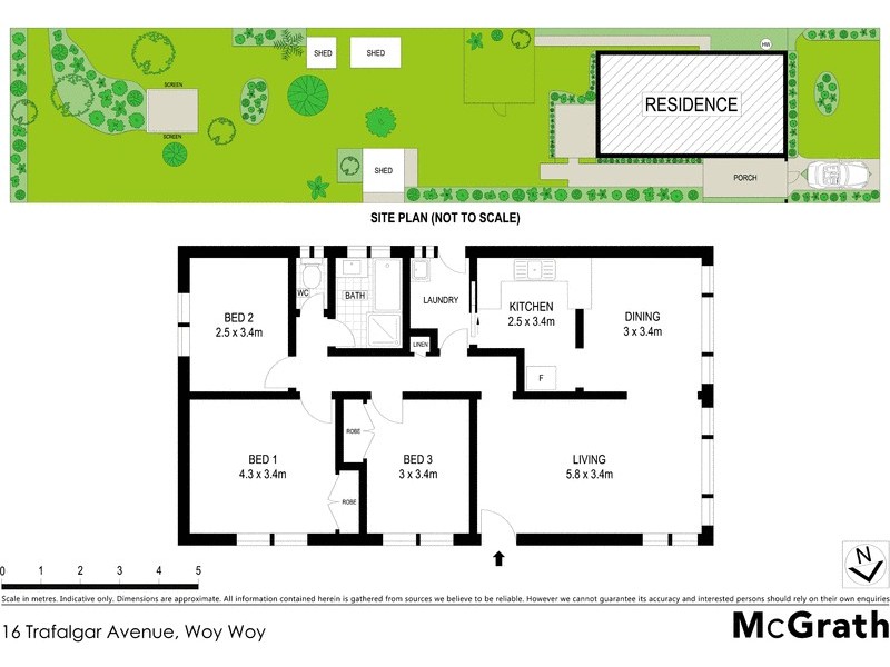 16 Trafalgar Avenue, Woy Woy NSW 2256 Floorplan