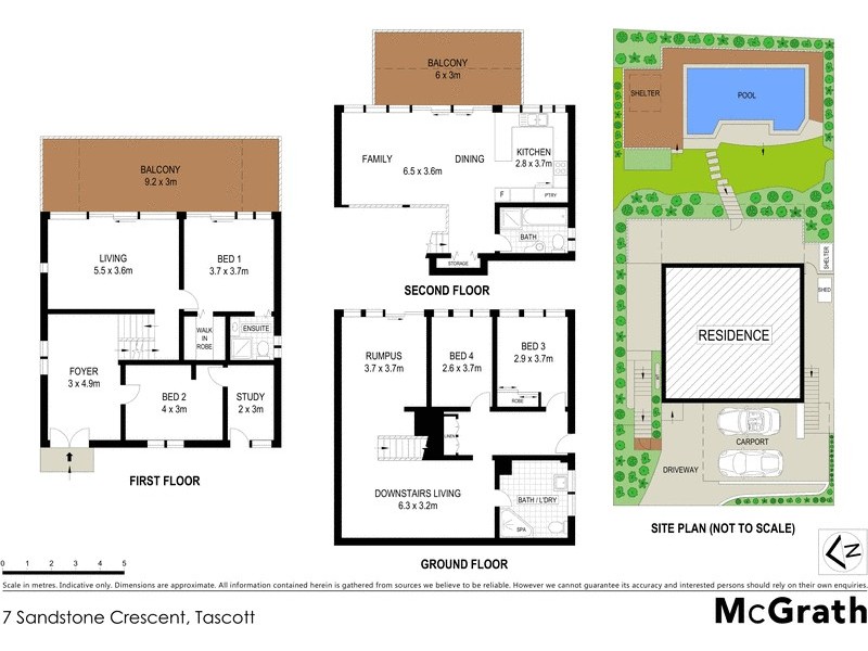 7 Sandstone Crescent, Tascott NSW 2250 Floorplan