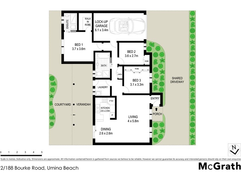 2/188 Bourke Road, Umina Beach NSW 2257 Floorplan