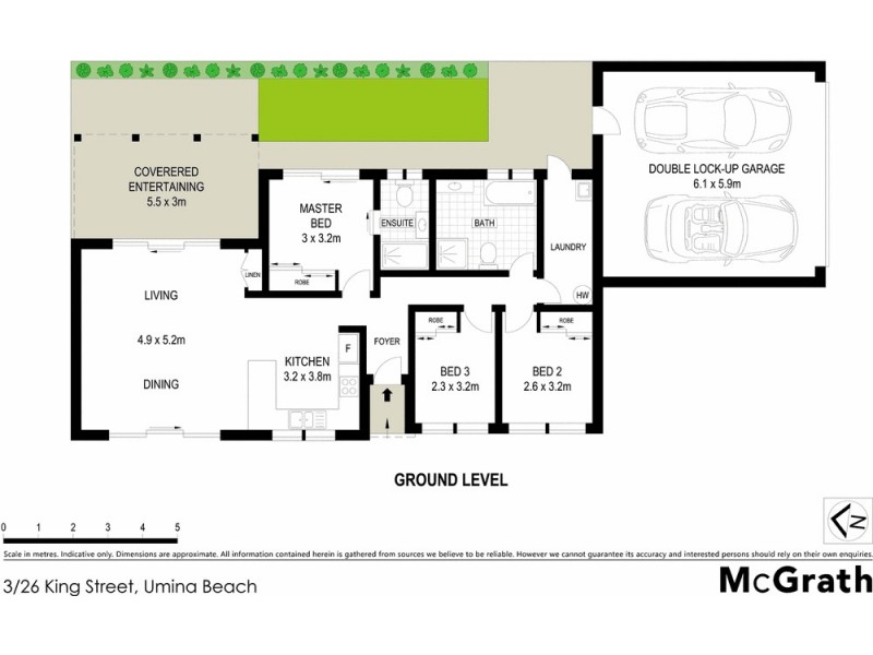 3/26 King Street, Umina Beach NSW 2257 Floorplan