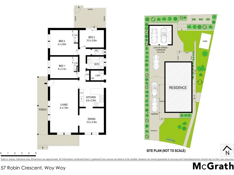 57 Robin Crescent, Woy Woy NSW 2256 Floorplan