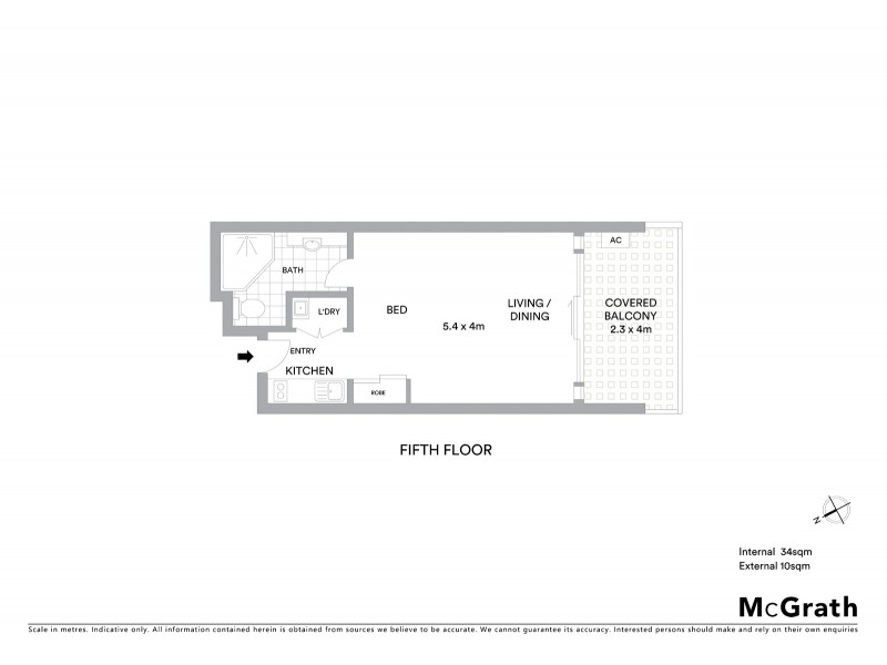 507/51 the Esplanade, Ettalong Beach NSW 2257 Floorplan