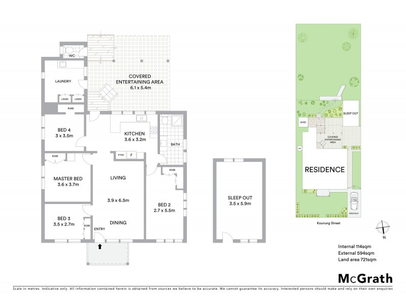 36 Kourung Street, Ettalong Beach NSW 2257 Floorplan