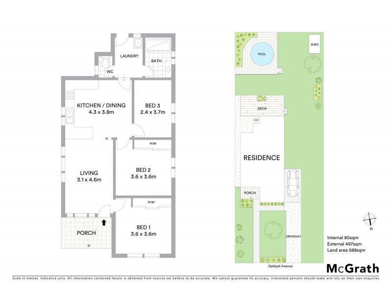 100 Gallipoli Avenue, Umina Beach NSW 2257 Floorplan