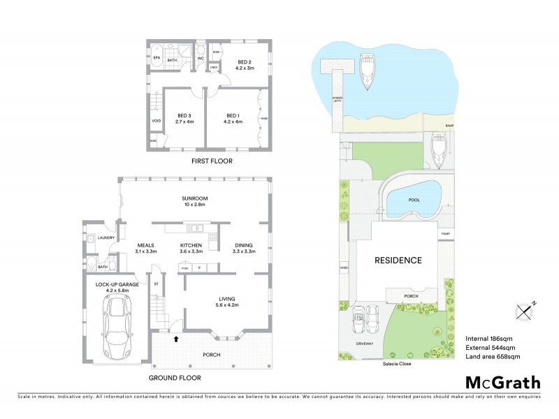 14 Salacia Close, St Huberts Island NSW 2257 Floorplan