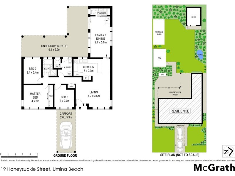 19 Honeysuckle Street, Umina Beach NSW 2257 Floorplan
