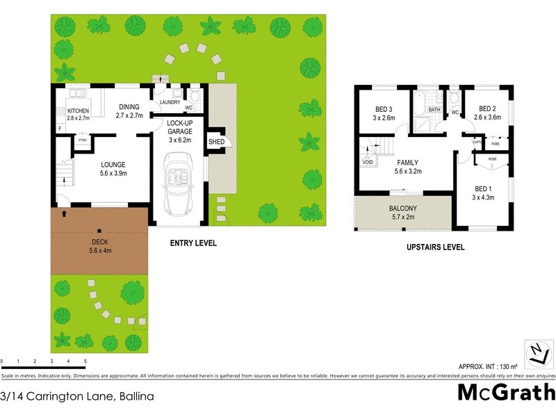 3/14 Carrington Lane, Ballina NSW 2478 Floorplan