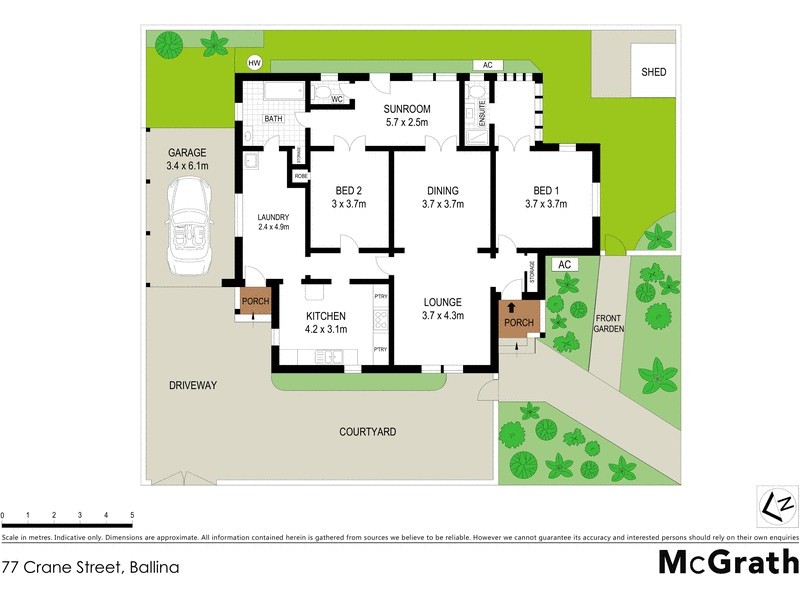 77 Crane Street, Ballina NSW 2478 Floorplan