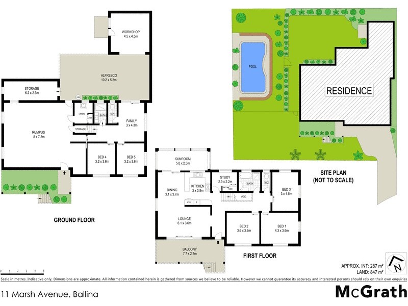 11 Marsh Avenue, Ballina NSW 2478 Floorplan