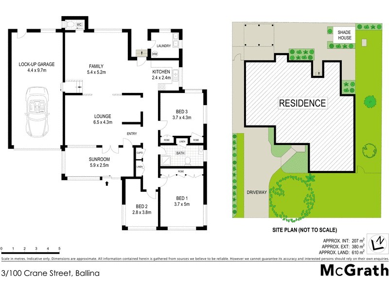 3/100 Crane Street, Ballina NSW 2478 Floorplan