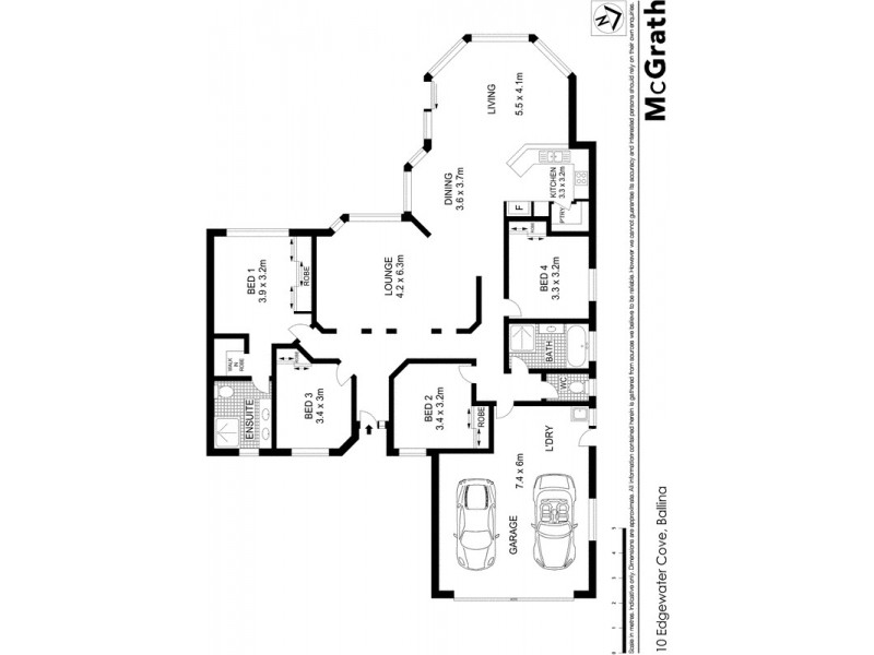 10 Edgewater Cove, Ballina NSW 2478 Floorplan