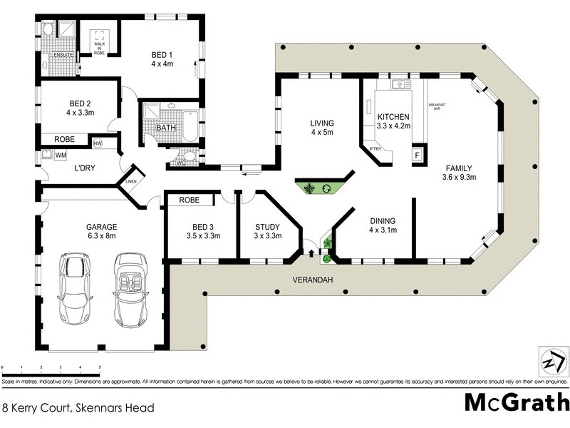 8 Kerry Court, Skennars Head NSW 2478 Floorplan