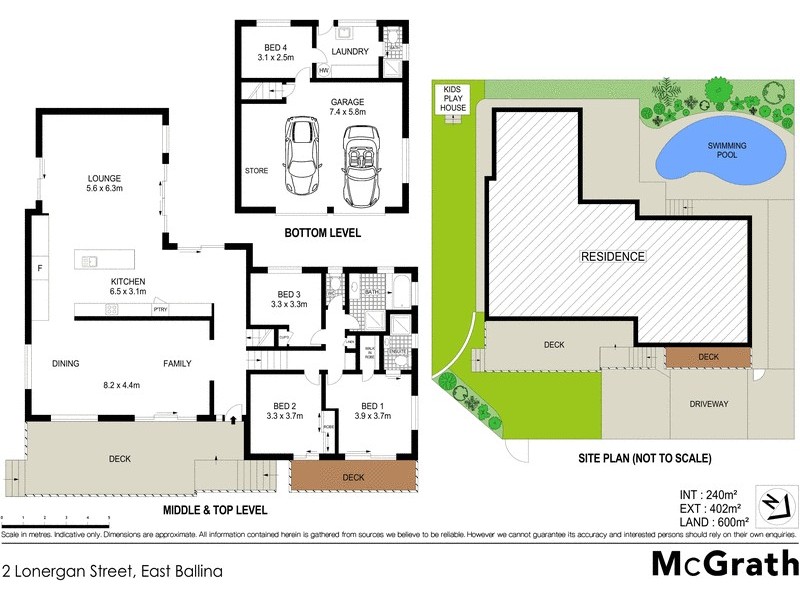 2 Lonergan Street, East Ballina NSW 2478 Floorplan