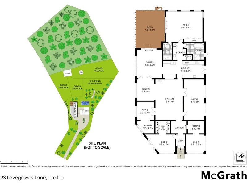 23 Lovegroves Lane, Uralba NSW 2477 Floorplan