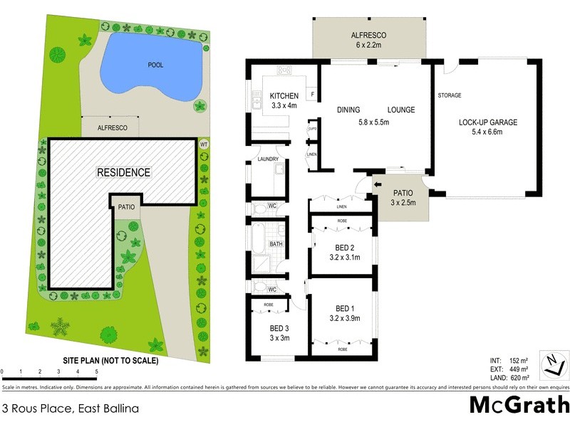 3 Rous Place, East Ballina NSW 2478 Floorplan