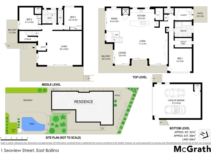 1 Seaview Street, East Ballina NSW 2478 Floorplan