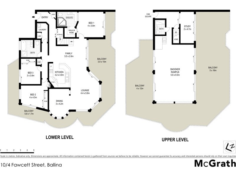 10/4 Fawcett Street, Ballina NSW 2478 Floorplan