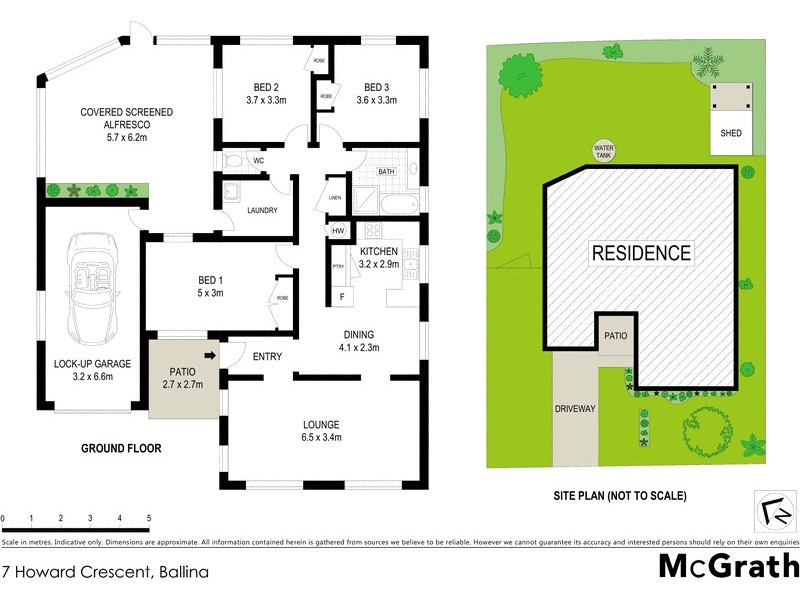 7 Howard Crescent, Ballina NSW 2478 Floorplan