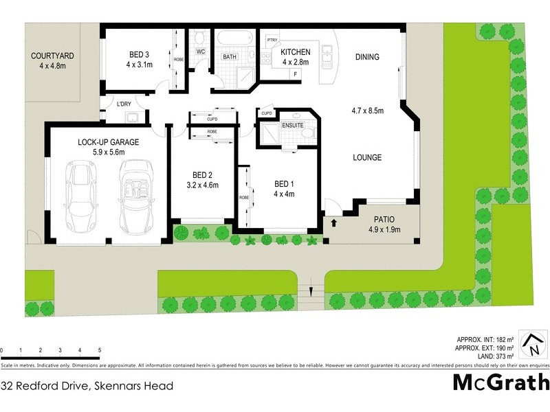 32 Redford Drive, Skennars Head NSW 2478 Floorplan
