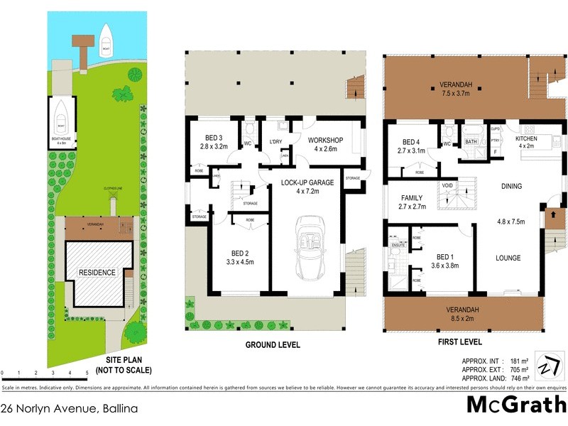 26 Norlyn Avenue, Ballina NSW 2478 Floorplan