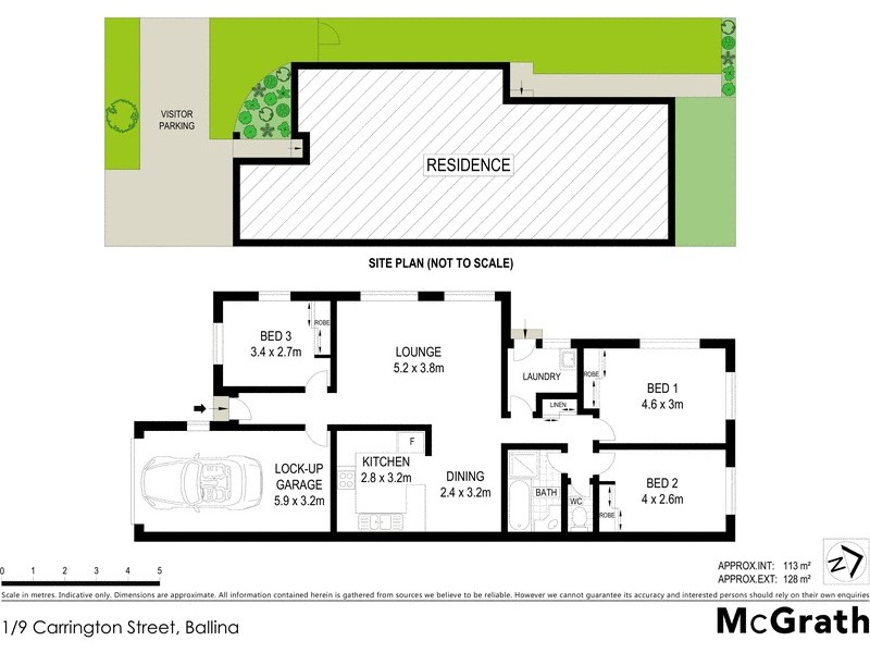 1/9 Carrington Street, Ballina NSW 2478 Floorplan