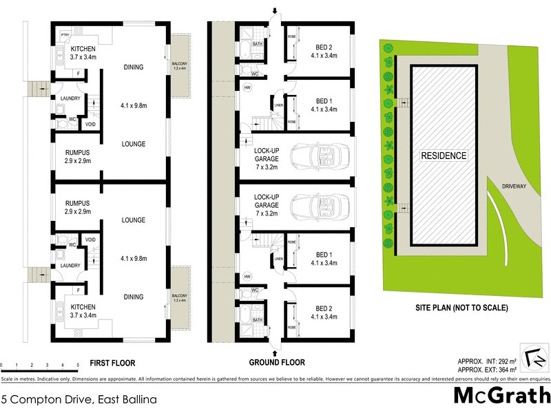 5 Compton Drive, East Ballina NSW 2478 Floorplan