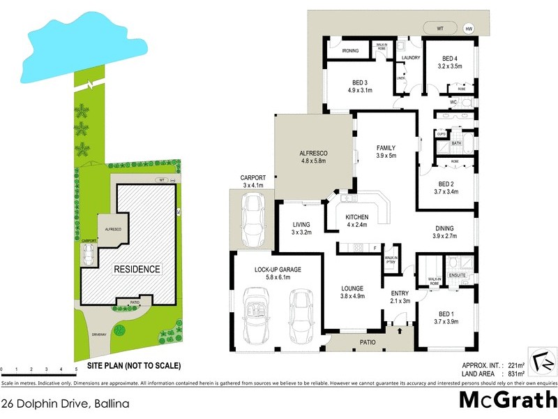 26 Dolphin Drive, Ballina NSW 2478 Floorplan