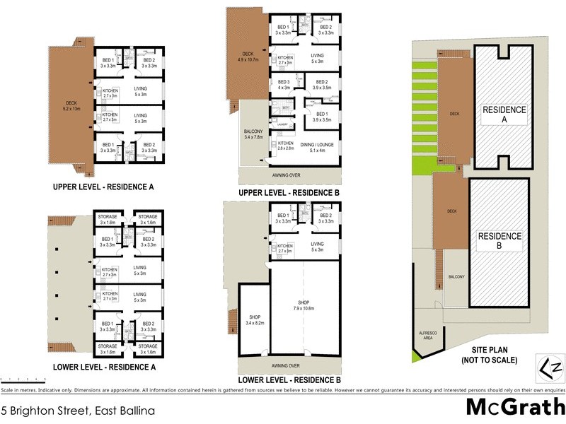 5 Brighton Street, East Ballina NSW 2478 Floorplan