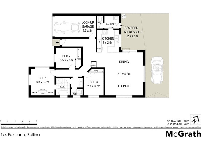 1/4 Fox Lane, Ballina NSW 2478 Floorplan