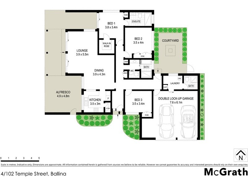 4/102 Temple Street, Ballina NSW 2478 Floorplan