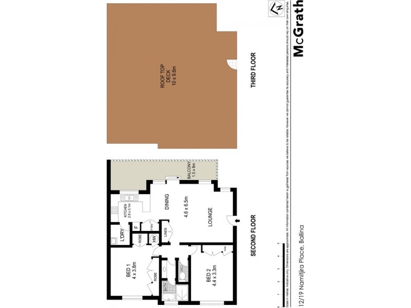 12/19 Namitjira Place, Ballina NSW 2478 Floorplan