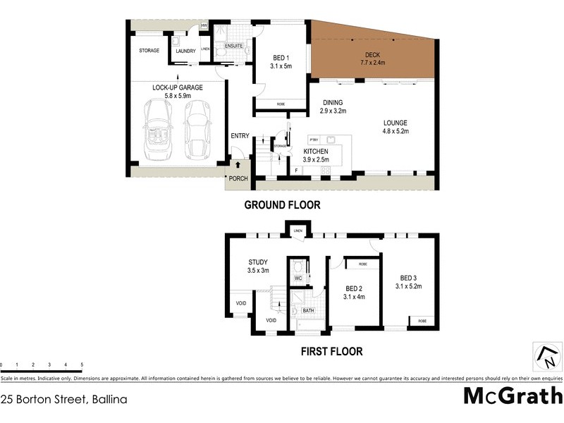 25 Borton Street, Ballina NSW 2478 Floorplan