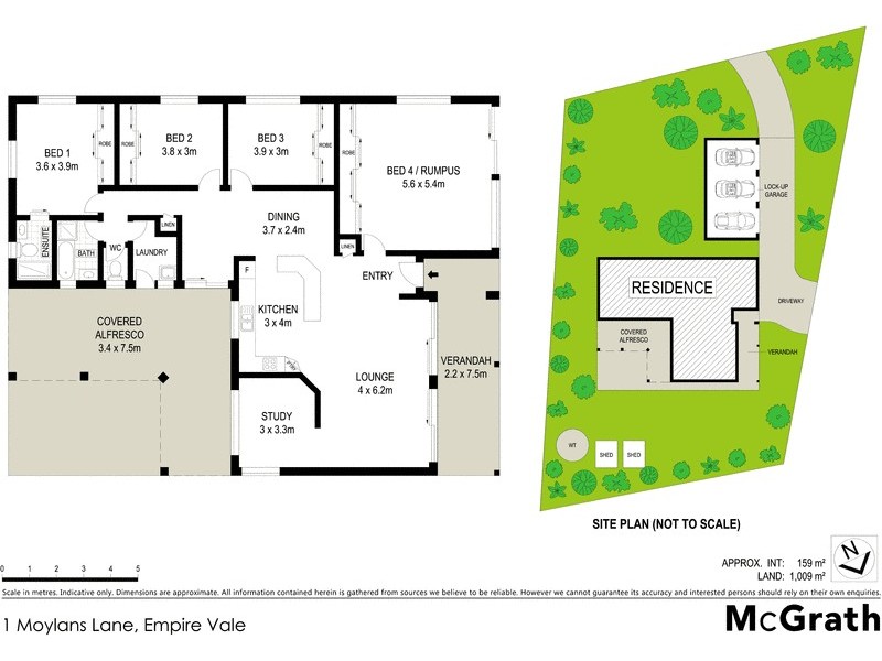 1 Moylans Lane, Empire Vale NSW 2478 Floorplan