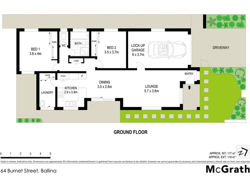 64 Burnet Street, Ballina NSW 2478 Floorplan