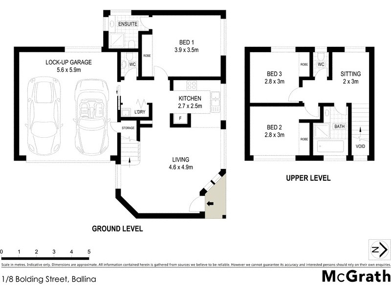 1/8 Bolding Street, Ballina NSW 2478 Floorplan