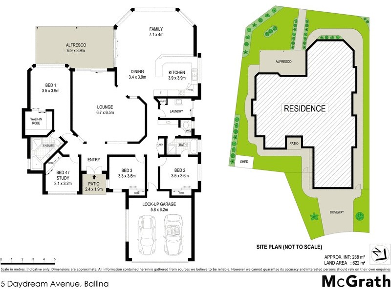 5 Daydream Avenue, Ballina NSW 2478 Floorplan