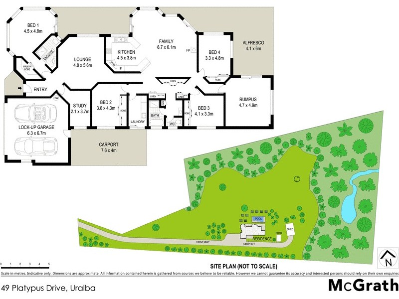 49 Platypus Drive, Uralba NSW 2477 Floorplan